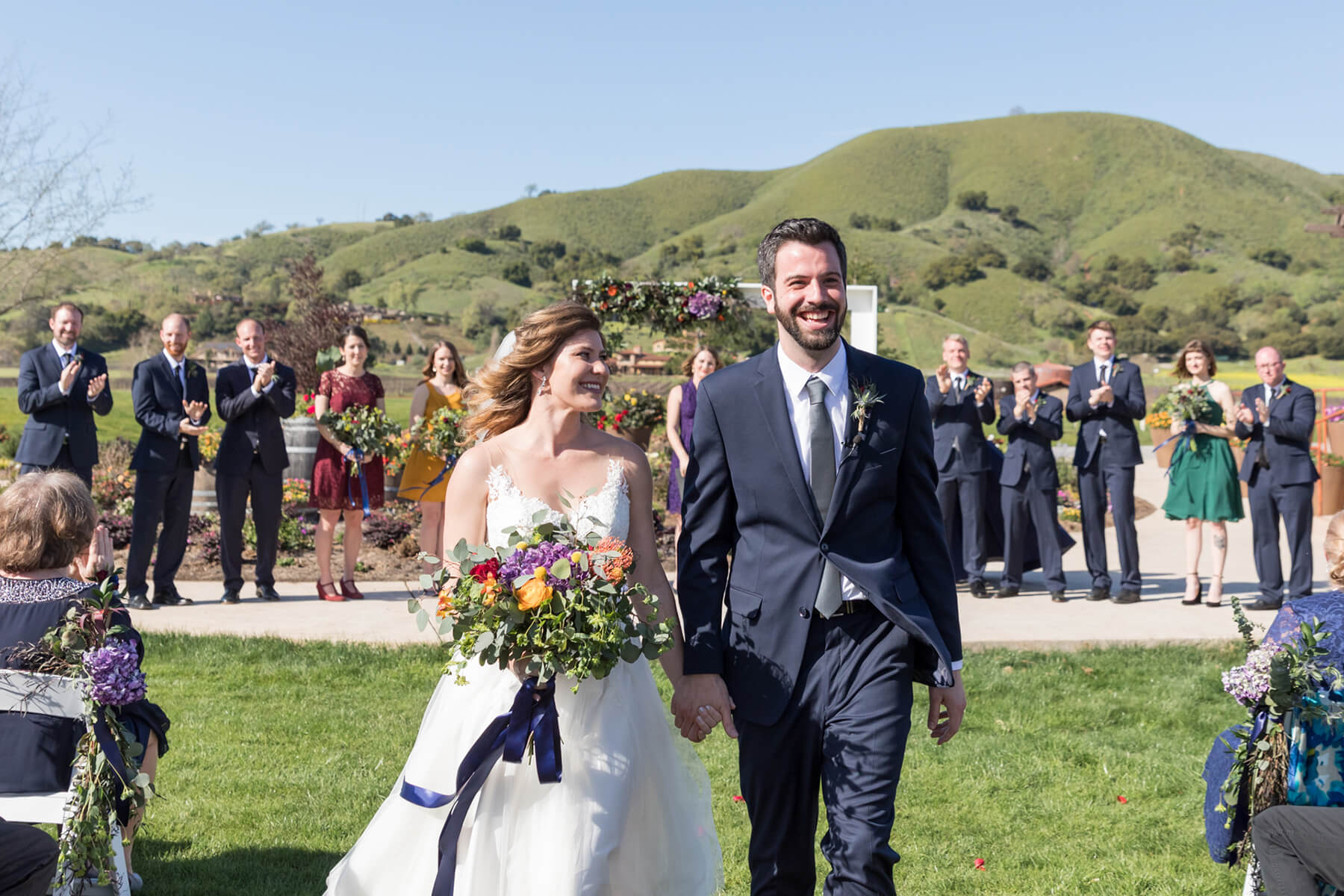 Bright and Colorful Kirigin Cellars Wedding | Katie and Marshall